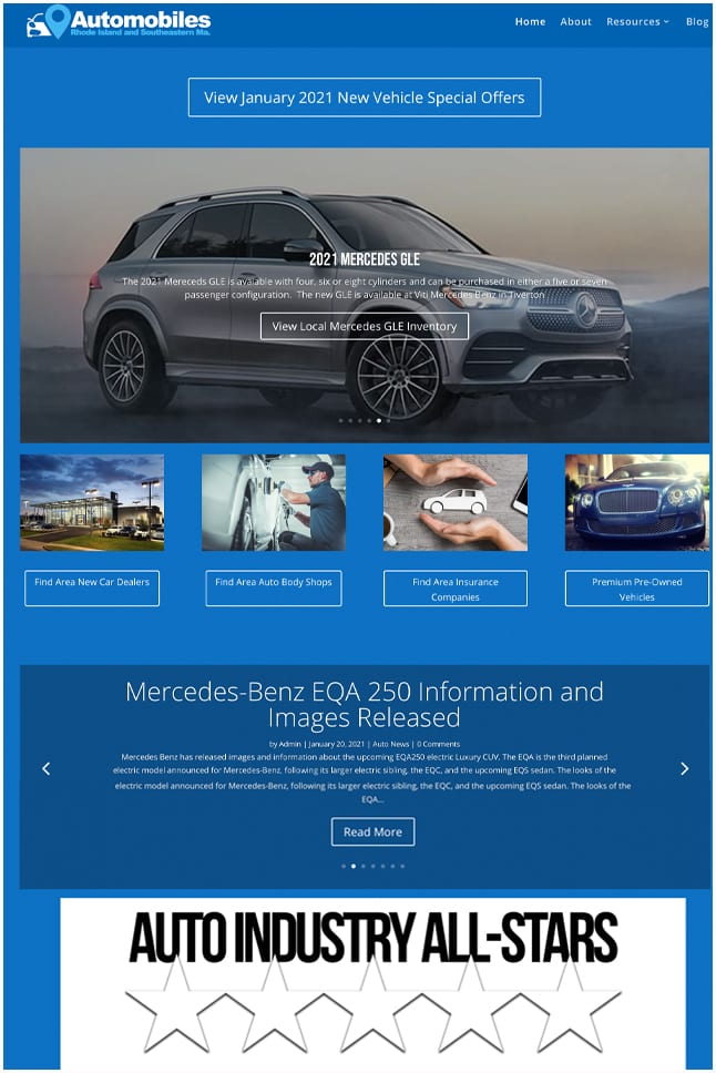 website example